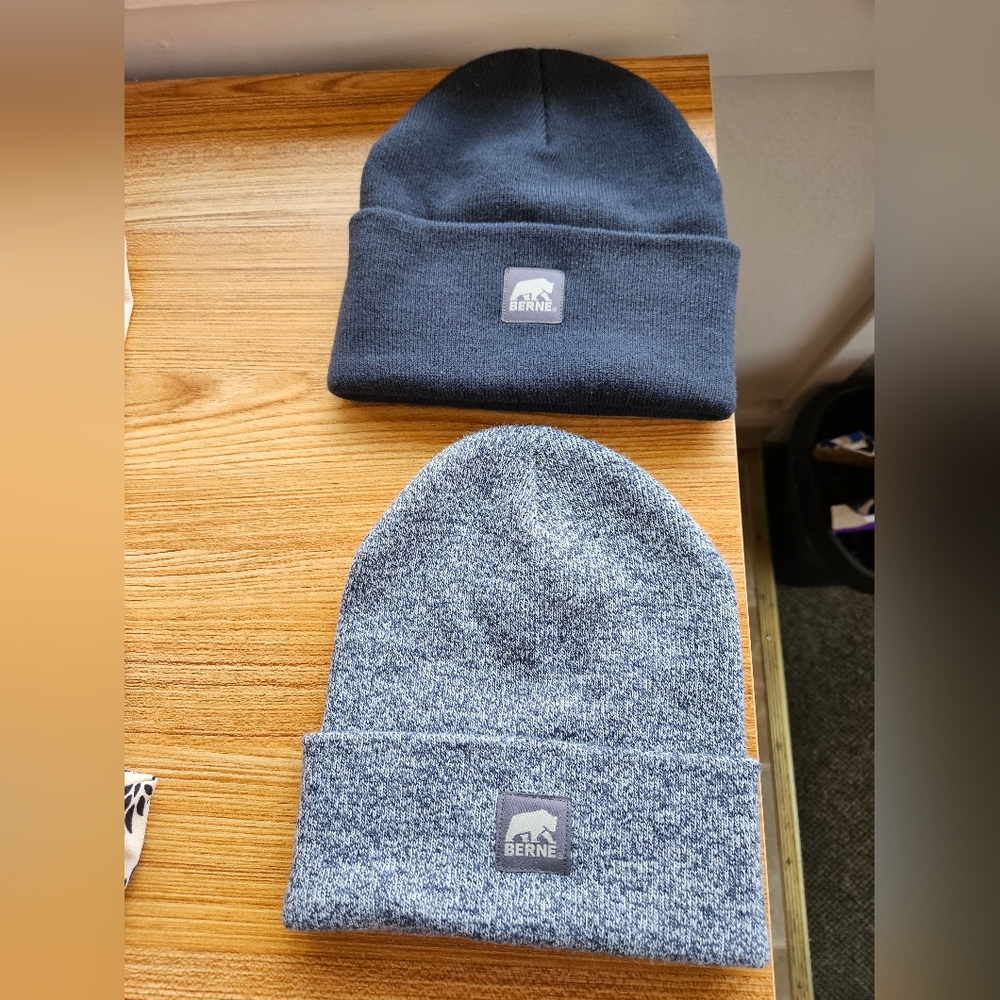 Set of 2 NEW beanie caps